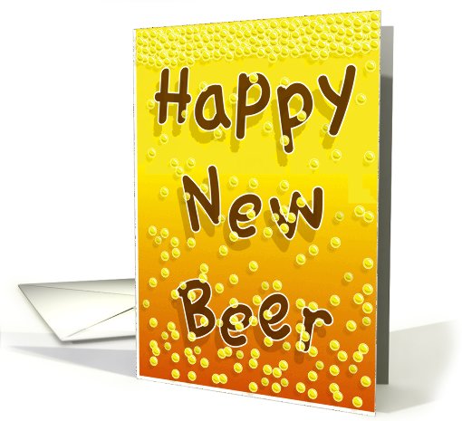 Happy New Beer card (662610)