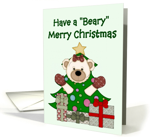 Christmas - Have a Beary Merry Christmas - Christmas Tree... (969191)