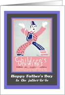 Father’s Day, to father-to-be, clown card