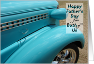 Father’s Day from Both of Us, Hot Rod, Funny card
