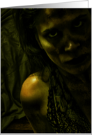 Zombie woman card