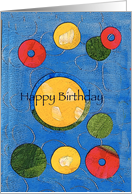 Happy Birthday/Bright Circles card