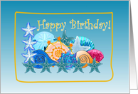 Seashell Medley, Birthday Card