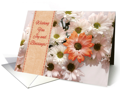 Wishing You Joy and Blessings on Your Wedding Day card (1773380)