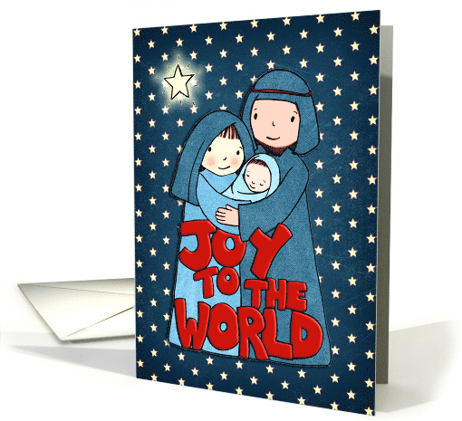 Joy to the World at Christmas Time with Cute Cartoon... (976369)