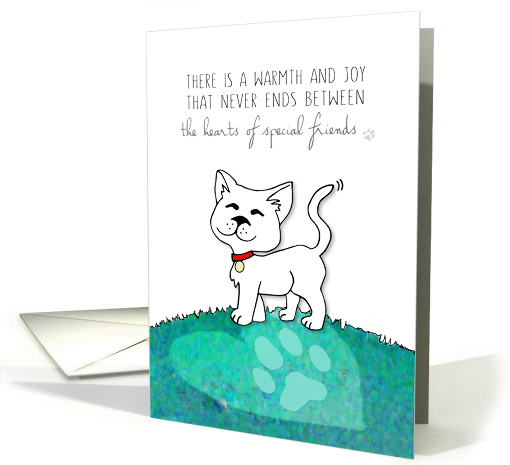 Special Friends Cat Sympathy card (1432816)