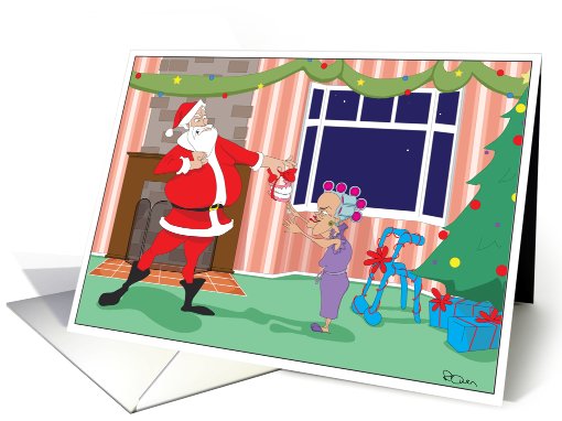 False Teeth Christmas Humor card (690281)