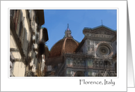 Florence Italy Duomo Blank Note card