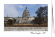 Washington DC Capitol Hill Blank Note card