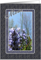 Mom Birthday Wishes Spring Flowers From All Of Us card