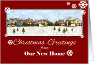 Christmas Greetings from Our New Home card