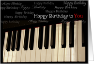Piano Keyes Birthday...