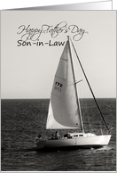 Father’s Day Son-In-Law, Sailboat card