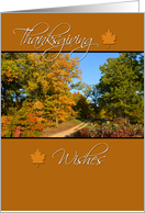 Thanksgiving Wishes, Across the Miles card