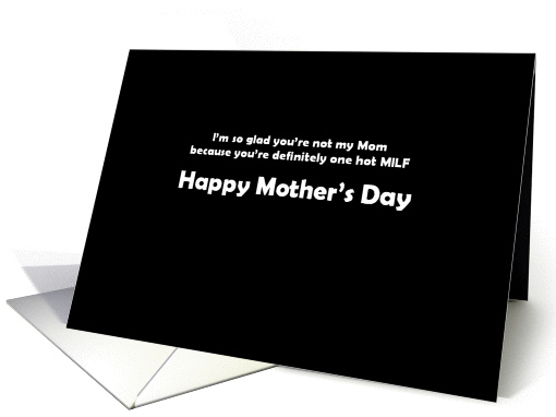 Simply Black - Happy Mother's Day - MILF Card Two card (1213052)