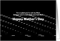 Simply Black - Happy Mother’s Day - MILF Card Two card