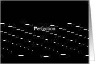 Simply Black - Perfection card