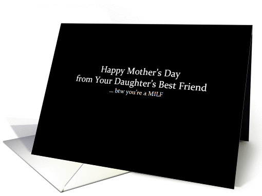 Simply Black-Happy Mother's Day from Your Daughter's Best... (1376218)