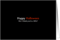 Simply Black - Happy Halloween MILF card