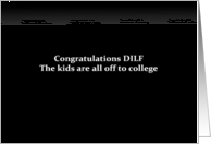 Simply Black - Congrats DILF kids are all off to college card