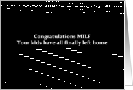 Simply Black - Congrats MILF kids finally left home card