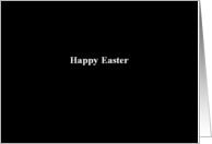 Simply Black - Happy Easter card