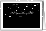 Will You Marry Me in Simply Black card