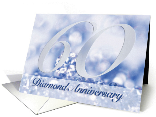 60th Diamond Anniversary Invitation card (942271)