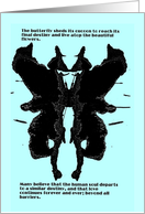 Butterfly - the Eternal Soul (sympathy) card