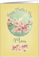 Happy Mother’s Day to Mom Pretty Cherry Blossoms in Bloom card