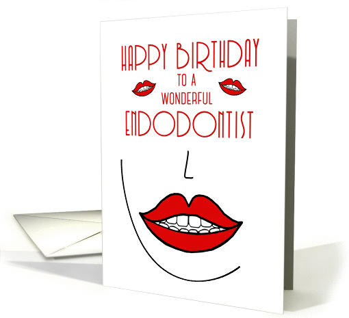 Happy Birthday to Endodontist Big Smiles card (1270230)