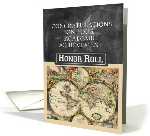Academic Achievement Congratulations Honor Roll Map... (1294588)