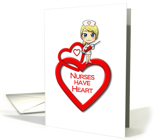 Nurses Day Nurses Have Heart Nurse with Heart Cap and... (1364598)