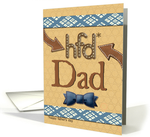 Father's Day for Dad Fun Bowtie and Masculine Patterns... (1366132)