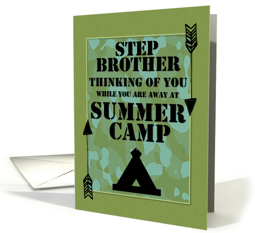 Thinking of You Step Brother Away at Summer Camp Camo... (1386602)