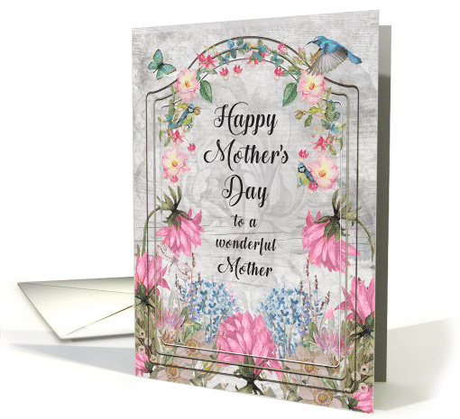 Mother Mother's Day Beautiful and Colorful Flower Garden card