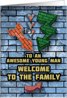 Teen Boy Adoption Welcome to the Family card