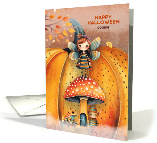 Cousin Halloween Little Fairy with Friends card (1800876)