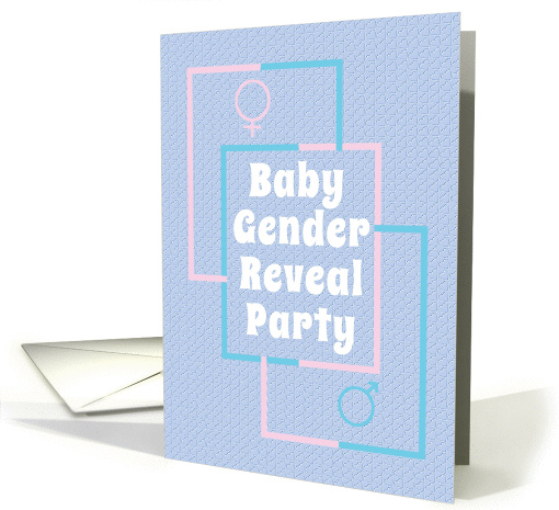 Baby Gender Reveal Party Invitation Girl or Boy? card (909237)