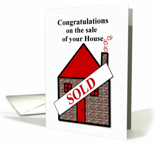 Congratulations on the sale of your House Sold Sign on... (934329)