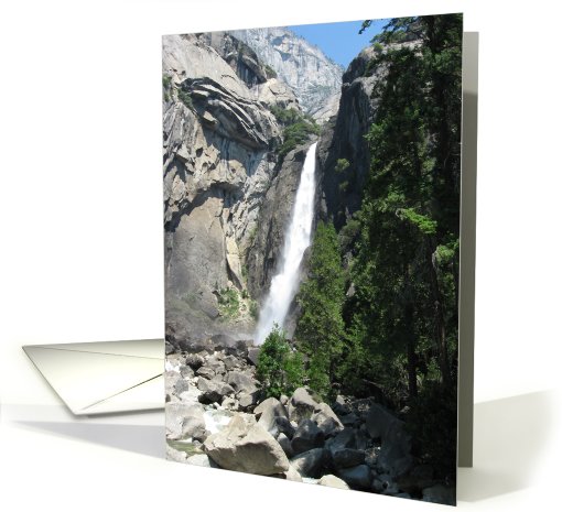 Yosemite Waterfall card (785426)