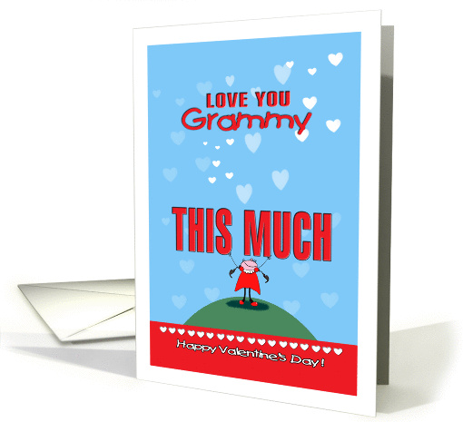 Happy Valentine's Day Grammy, from granddaughter card (1416244)