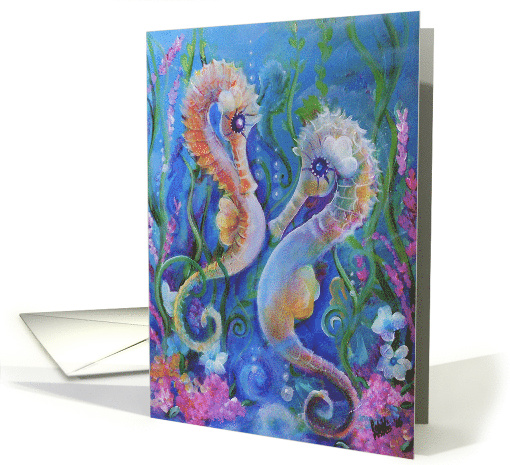 Seahorses card (1737790)