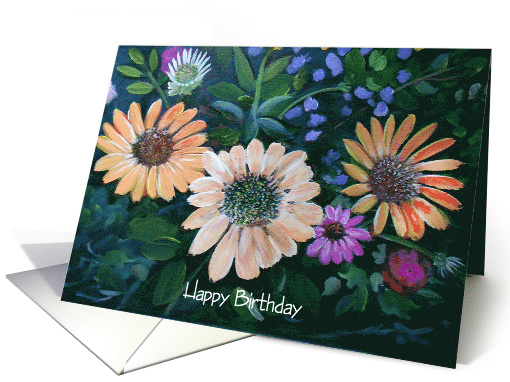 Happy Birthday, Flowers card (1737792)