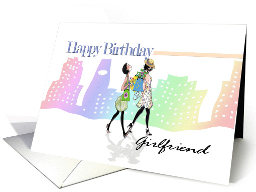Girlfriend Birthday, city Girls card (835897)