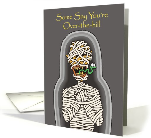 Over-the-hill Mummy card (751998)