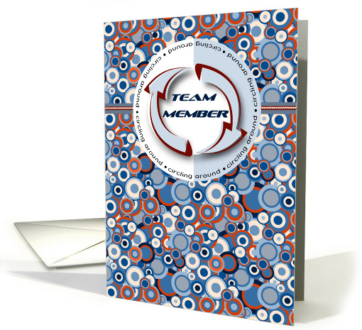 Circling Around to Say Happy Administrative Professionals Day card