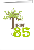 Thrive at 85 Happy Birthday card