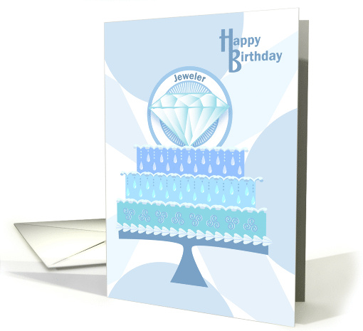 Illustrated Gem Jeweler Happy Birthday card (1175788)