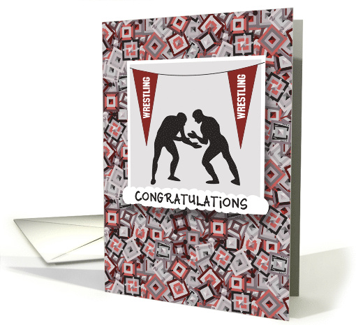 Made Wrestling Team Congratulations card (1215350)